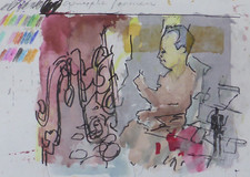 Thomas John (1957-2021) Kunstakademie Stuttgart Skizze Graffiti Comic Style (75)