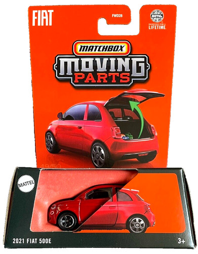 Matchbox 2021 fiat 500e moving - fiat,