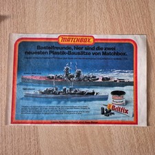 Werbung MATCHBOX Modellbau