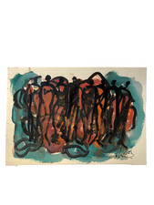 Leute Zeichnung Malerei Karton