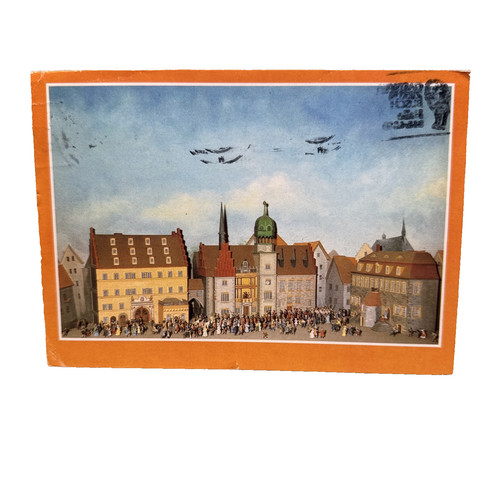 Postkarte halle saale - postkarte, ak