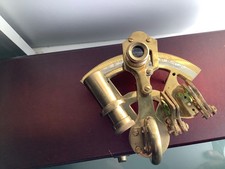 Dekorativer messing sextant - messing,