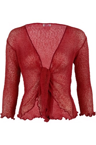 Damen netzjäckchen bolero - netzjäckchen, 3/4