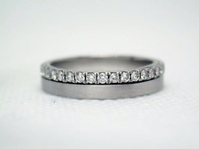 moderner 0,55 KT PLATIN MEMORY BRILLANT RING in 950 Platin