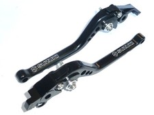 Suzuki Bandit 650 S 2015-2017 Lang Schwarz Bremse & Kupplung Hebel Road Race