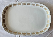 Servierplatte Platte groß KRAUTHEIM RIALTO Selb Bavaria Goldbordüre