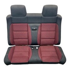 Rücksitzbank Sitzbank Rückbank Stoff Rücksitz VW Eos 1F titanschwarz deepred