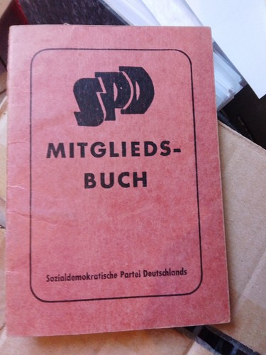 Spd mitgliedsbuch hessen nord - spd,