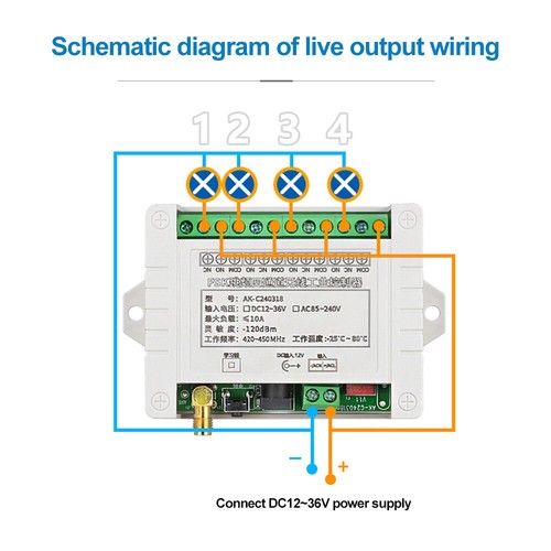 433mhz 24v 10a - 433mhz,