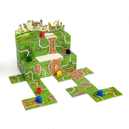 Carcassonne startlandschaft - 3d,