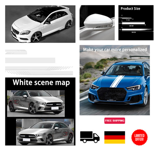 Auto haube streifen aufkleber - auto,