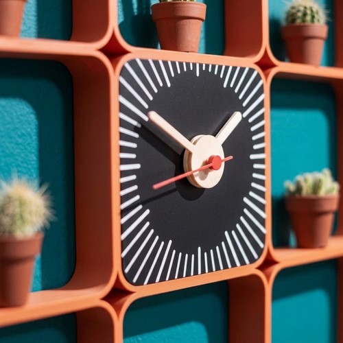 Small square panel clock - panel,