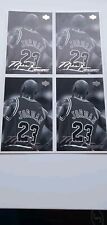 1998 Upper Deck Retrospect Michael Jordan Uncut Postcard Sheet MJR6 - Vintage