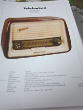 Radio-Fernseharchiv Schaltplan 01 Telefunken Jubilate 6, 1955