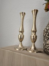 Vintage Solid Brass Candle