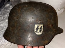 Original Wehrmacht Stahlhelm 2. Wk ⚡️⚡️. SELTEN