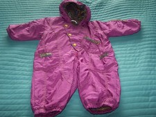 ?Baby Winteroverall, Wagenanzug, Schneeanzug, Lila, Gr. 74, Mädchen, ?
