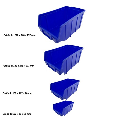 Stapelboxen 4 blau - stapelboxen, 1-