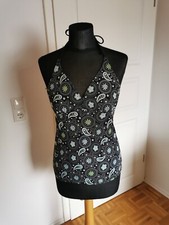 Damen Tankini-Top Bade Oberteil schwarz gemustert Größe L Kik