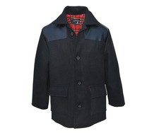 Donkey Jacket Coat Heavy Wool Tartan Lining KB London Jacke