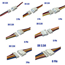 ✅ JST XH 2, 3, 4, 5 oder 6 Pin Kabel mit Stecker und Buchse Male Female Kupplung