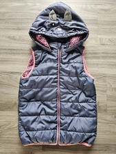 Mädchen Weste mit Kapuze wattiert Gr.122 Kiki Koko 