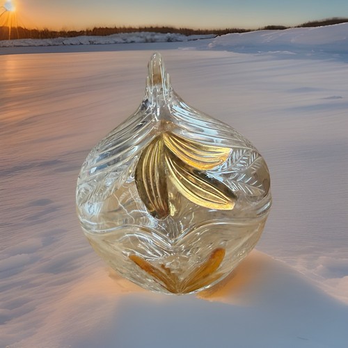 Glas deckeldose bonboniere - glas,