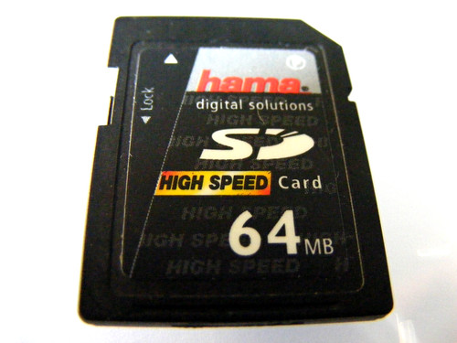 64mb secure digital card high - card,