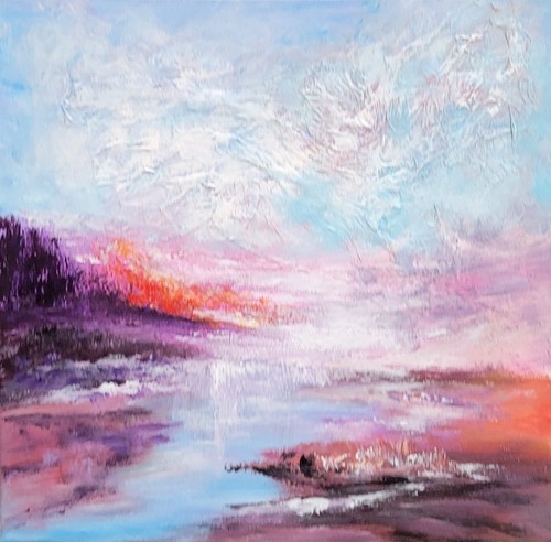 Acrylbild semiabstrakte - acrylbild,