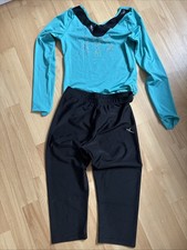 Turnanzug UND Capri-Legging Gr. S, Wettkampfanzug, Training, Ballett-Trikot