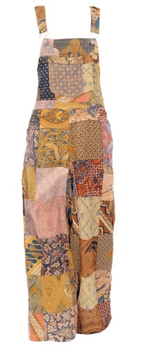 Patchwork upcycling latzhose - upcycling,
