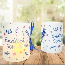 12 Blau Windlicht Tischdeko