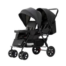 Zwillingskinderwagen Kinderwagen Babywagen Baby Buggy Klappbar Geschwisterwagen