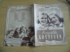 Progress Filmillustrierte Das doppelte Lottchen, Jutta und Isa Günther SELTEN  