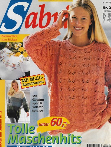 Strickheft sabrina 1997 - strickheft, 02/1997