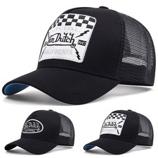 Herren Damen VON DUTCH Basecap Mesh Baseballkappe Atmungsaktiver Trucker Mütze