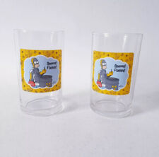 Simpsons Trinkglas Glas Vintage Set 2 Stück
