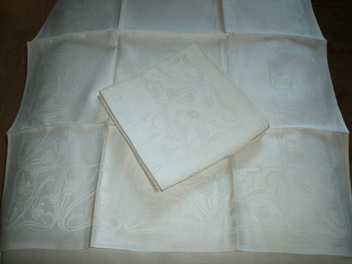 Antike leinen serviette 65 x - leinen,