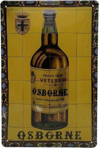 Osborne veterano blechschild - veterano,