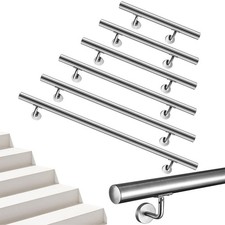 80-200cm Handlauf Edelstahl,Außentreppe, Wandhandlauf, Treppengeländer, Handlauf