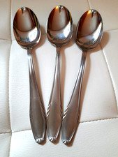 DDR - Smalcalda 3 kleine Suppenlöffel - Löffel  17,5 cm  Motiv :  Ähre /Kornähre