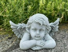 Frostfeste Steinfigur Engel