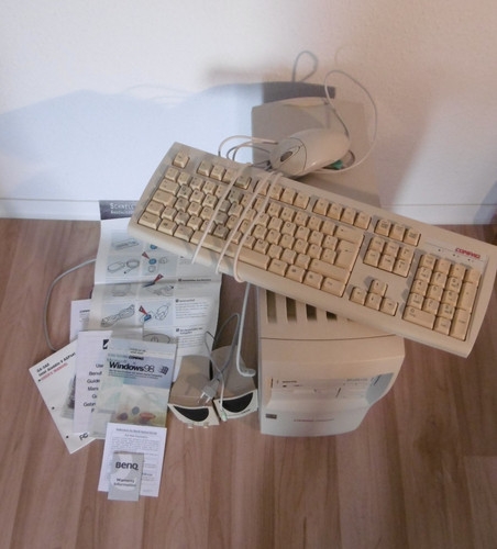 Retro vintage computer - computer, pc