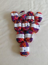 Häkelgarn,Strickgarn,10 Knäuel Jeweils 25g,pro Knäuel 70m,Reine Baumwolle