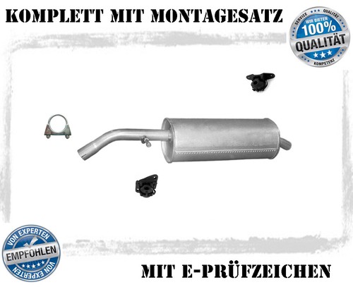 Endschalldämpfer citroen - endschalldämpfer, c2