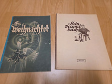 2x Notenhefte Akkordeon Es Weihnachtet und Mein vorspiel Buch