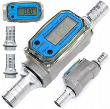 Digitaler Turbinen-Durchflussmesser 1" Kraftstoff Benzin Diesel Öl LCD