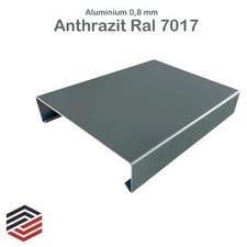 Alu Mauerabdeckung RAL7016