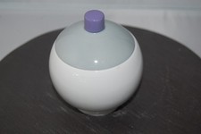 Zuckerdose grau lila City Modern Art Arzberg Selten