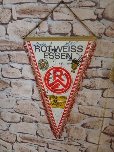 Rot weiss essen wimpel - rot,